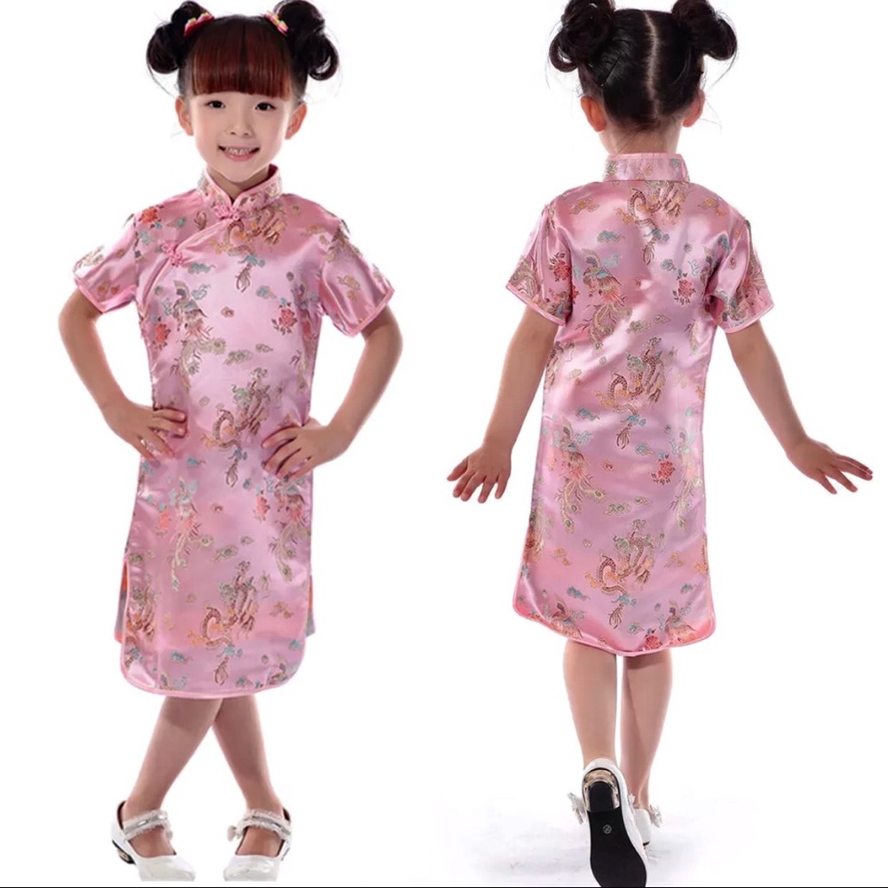☘️3 for $25 SALE!☘️Girls Chinese Qipao Asian Dress